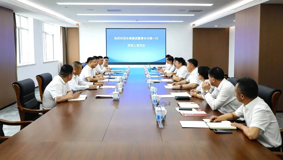 永锋集团董事长刘锋一行到访上海凯发k8国际